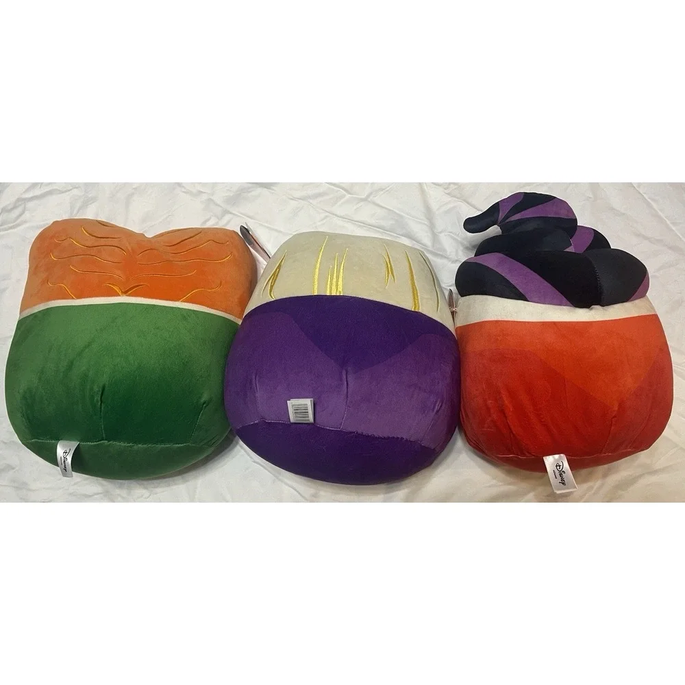Squishmallow Hocus Pocus Sanderson Sisters Plush Halloween Set of 3 12